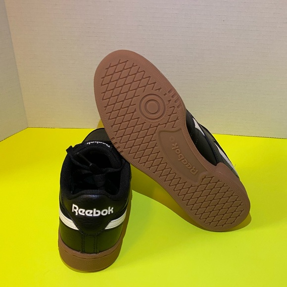 Reebok Workout Plus Unisex Shoes Black Learher - Picture 5 of 5